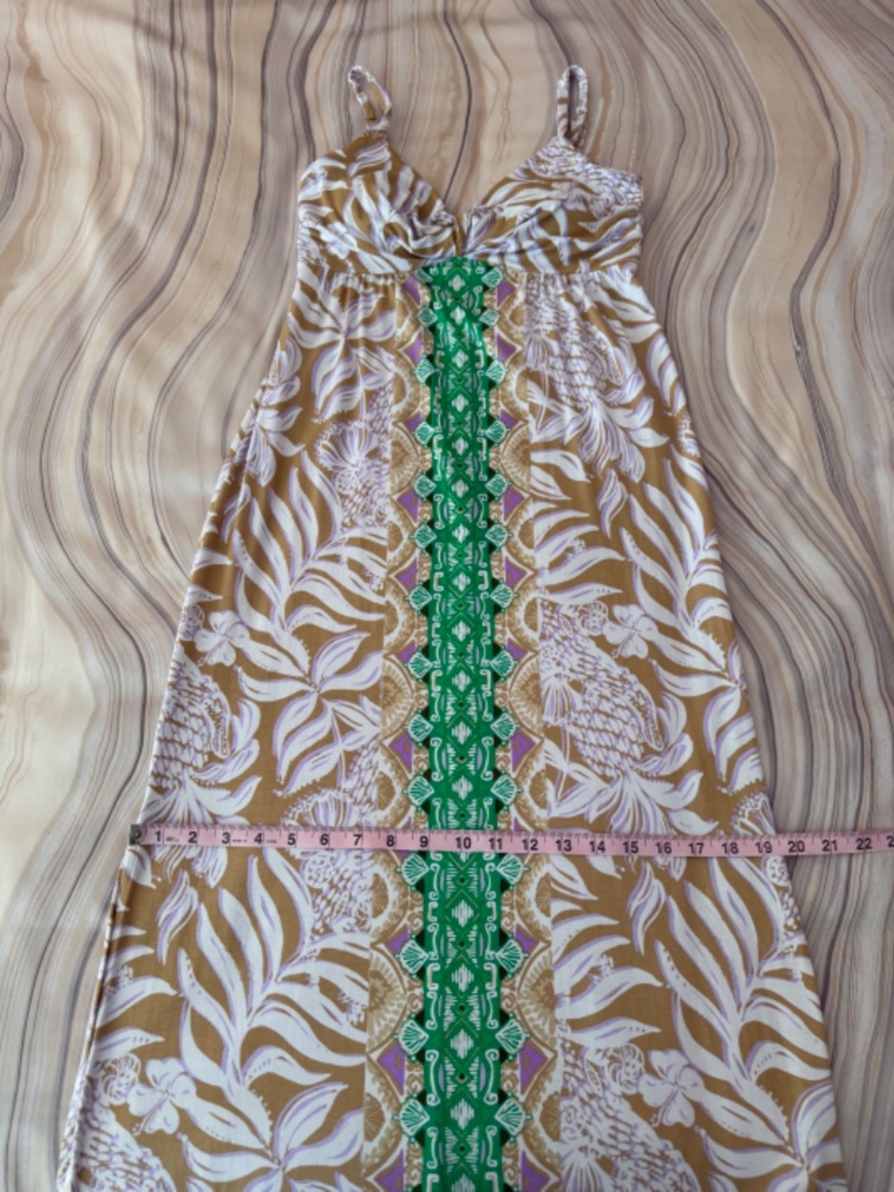 NEW! Lilly Pulitzer Floralie Maxi Dress Multi Bon Vivants Print Size 0 - $228 - Picture 14 of 16
